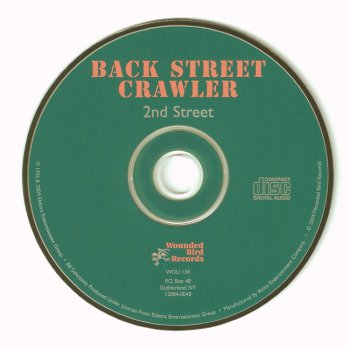 Back Street Crawler - "2nd Street" - 1976 (WOU 138, 2004)