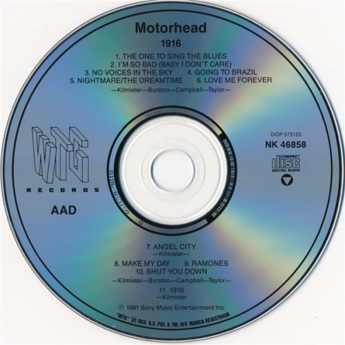 Motorhead - 1916 (1991)
