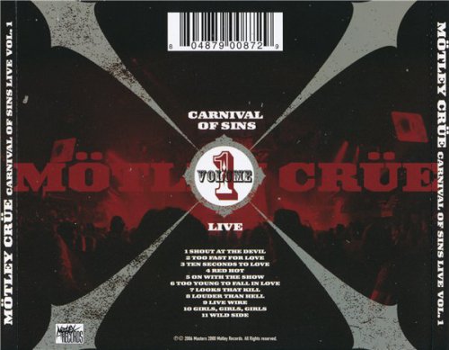 Motley Crue - Carnival Of Sins Live vol.1 & vol.2 (2006)