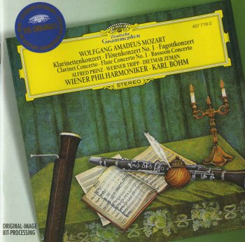 Karl Bohm - Mozart: Klarinettenkonzert (Clarinet Concerto) - Flotenkonzert No. 1 (Flute Concerto No. 1) & Fagottkonzert (Bassoon Concerto) (1998)