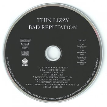 Thin Lizzy - Bad Reputation - 1977