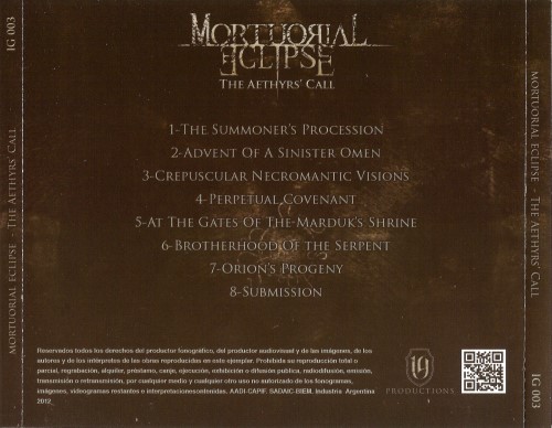 Mortuorial Eclipse - The Aethyrs' Call (2012)