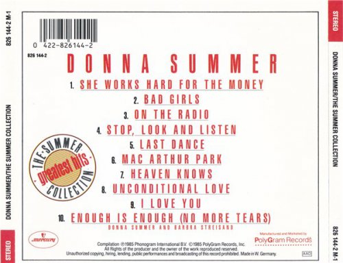 Donna Summer - The Summer Collection (1985)