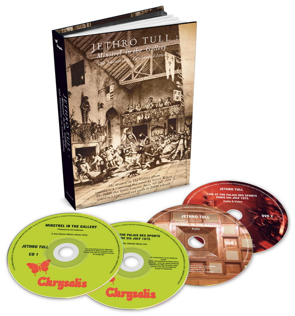 Jethro Tull: 1975 Minstrel In The Gallery - 2CD + 2DVD Box Set Chrysalis Records 2015