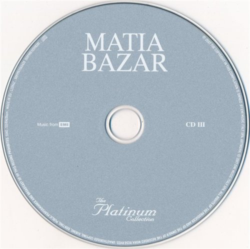Matia Bazar - The Platinum Collection (3CD Box Set 2007)