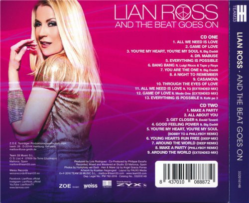 Lian Ross - And The Beat Goes On (2CD 2016)