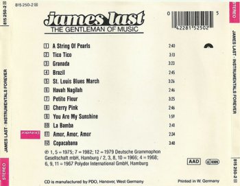 James Last - Instrumental Forever (1998)