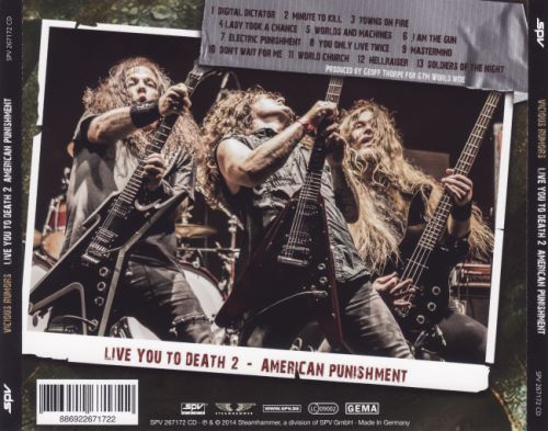 Vicious Rumors - Live You To Death 2: American Punishment (2014)