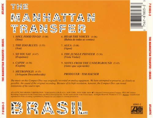 The Manhattan Transfer - Brasil (1987)