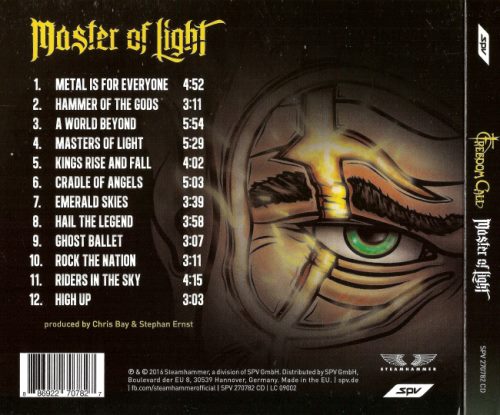 Freedom Call - Master Of Light [2CD] (2016)