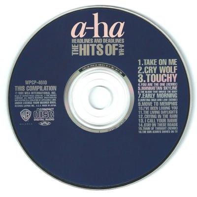 a~ha - Headlines And Deadlines The Hits Of a~ha - 1991 (WPCP - 4610)
