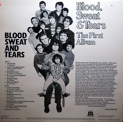 Blood, Sweat  & Tears - The First Album (1967) [Vinyl Rip 24/96]