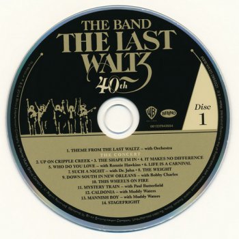 The Band: 1978 The Last Waltz / 4CD + Blu-ray 40 Anniversary Deluxe Box Set Rhino Records 2016