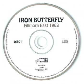 Iron Butterfly - Fillmore East 1968 (2011) [WOU 6745]