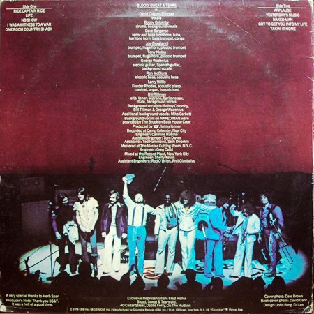 Blood, Sweat & Tears - New City (1975) [Vinyl Rip 24/96]