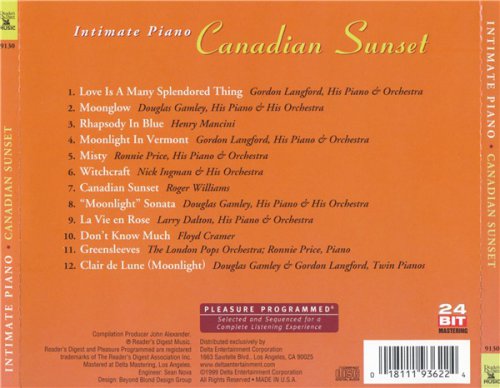 VA - Intimate Piano/ Canadian Sunset (1999)