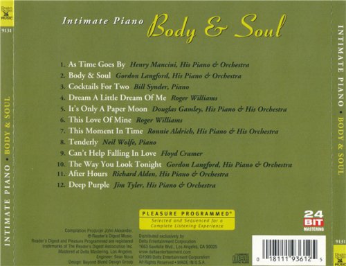 VA - Intimatie Piano/ Body & Soul (1999)