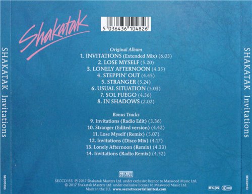 Shakatak - Invitations (Expanded Edition) (1982) [2017]