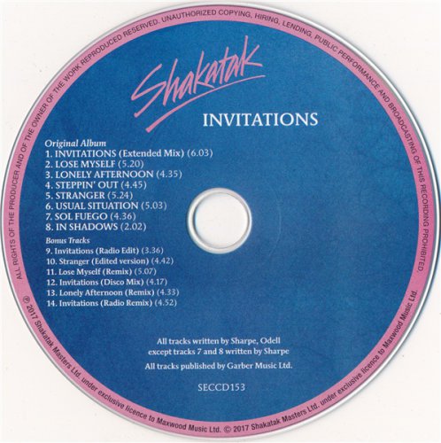 Shakatak - Invitations (Expanded Edition) (1982) [2017]