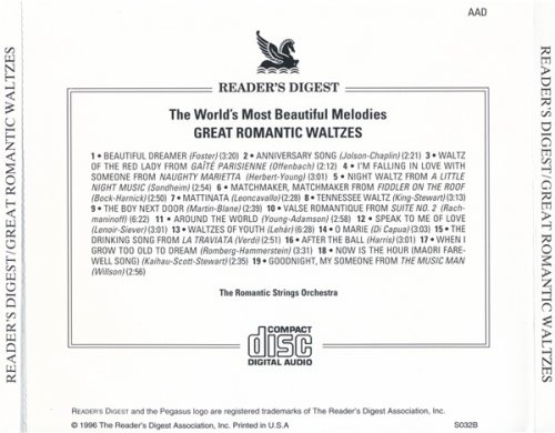The Romantic Strings Orchestra - Great Romantic Waltzes (1996)
