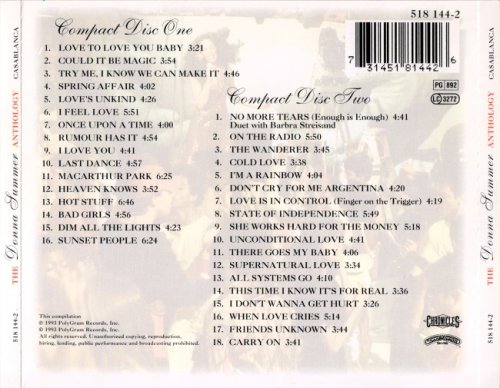 Donna Summer - The Donna Summer Anthology [2CD] (1993)