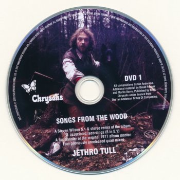Jethro Tull: 1977 Songs From The Wood (The Country Set) - 3CD + 2DVD Box Set Chrysalis Records 2017