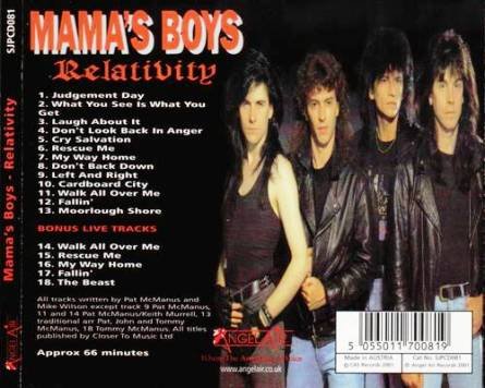Mama's Boys - Relativity (1992) [Reissue 2001]