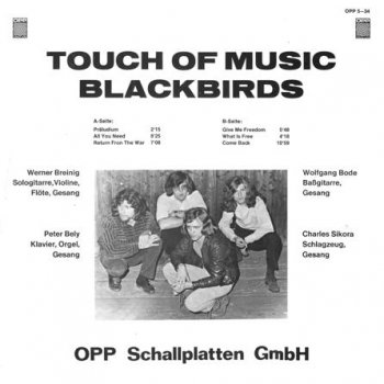 Blackbirds - Touch Of Music (1971) [Vinyl rip 24/192]
