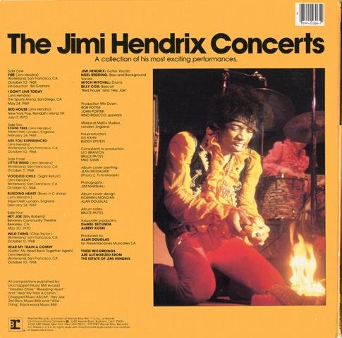 Jimi Hendrix - The Jimi Hendrix Concerts (1982) [2LP Vinyl Rip 24/192] 