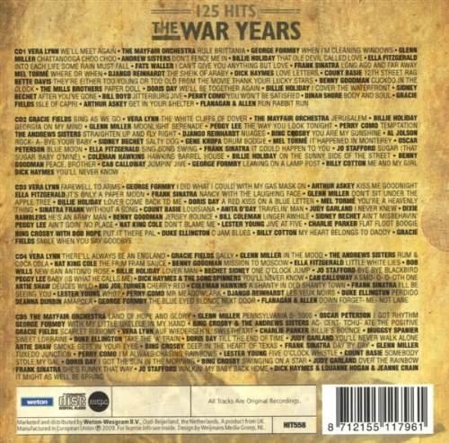 VA [Various Artists] - 125 Hits The War Years [5CD] (2009)