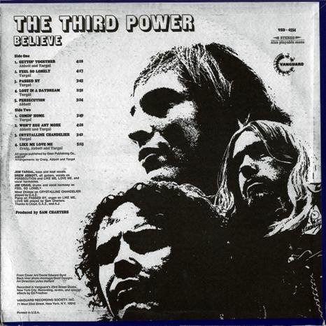 The Third Power - Believe (1970) [Vinyl Rip 24/192]