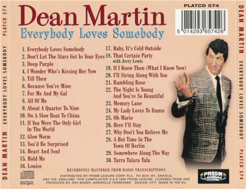 Dean Martin - Everybody Loves Somebody (1998)