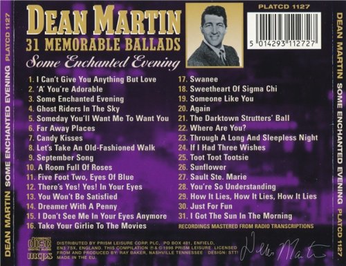 Dean Martin - Some Enchanted Evening (1998)