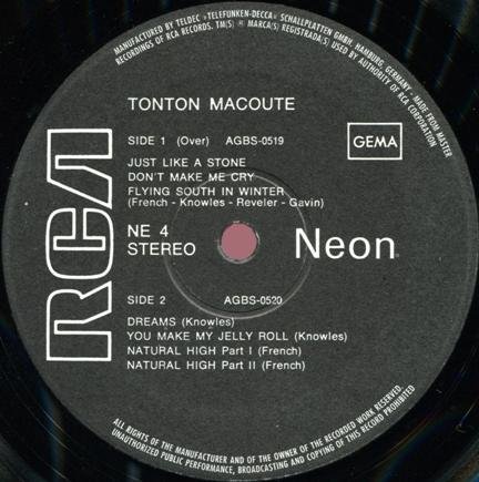 Tonton Macoute - Tonton Macoute (1971) [Vinyl Rip 24/192]