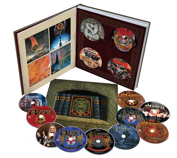 Saxon: 2017 Solid Book Of Rock - 14-Disc Box Set Edsel Records