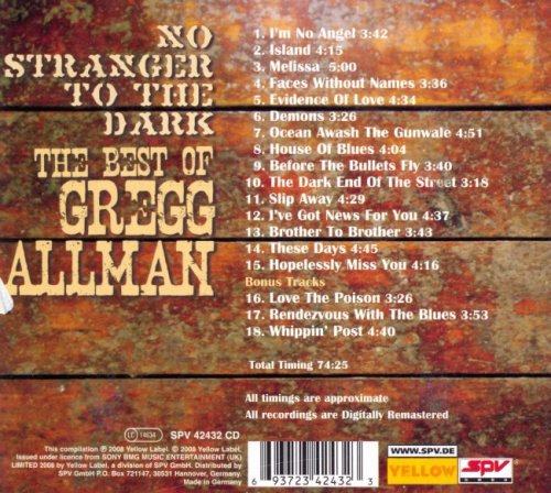 Gregg Allman - No Stranger To The Dark: The Best Of (2002)