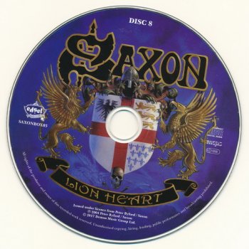 Saxon: 2017 Solid Book Of Rock - 14-Disc Box Set Edsel Records