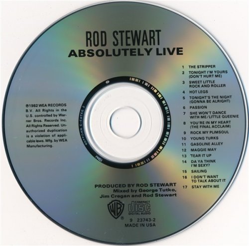 Rod Stewart - Absolutely Live (1982)[1989]