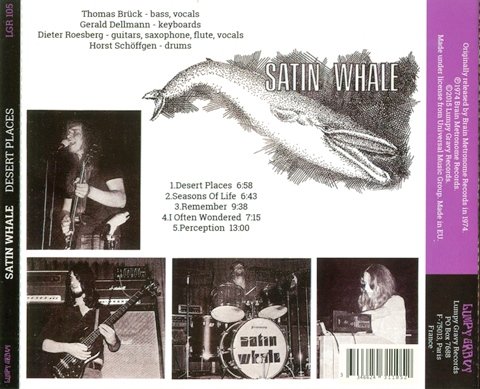 Satin Whale - Desert Places (1974) [Reissue 2015]