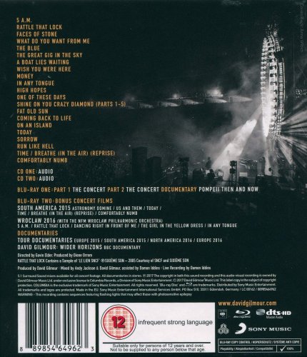 David Gilmour - Live At Pompeii (2CD) [Japanese Edition] (2017)