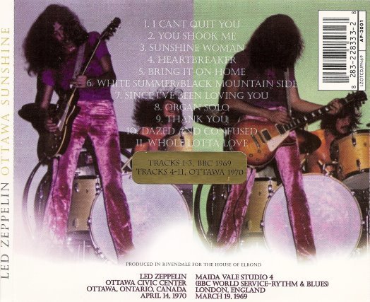 Led Zeppelin - Ottawa Sunshine (1998) [Bootleg]