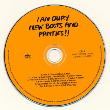 Ian Dury: 1977 New Boots And Panties!! / 4CD + LP Box Set Edsel Records 2017