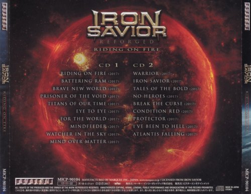 Iron Savior - Reforged: Riding On Fire (2CD) [Japanese Edition] (2017)