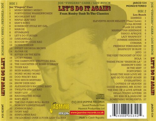 Joe "Fingers" Carr/ Lou Busch - Let's Do It Again!/ From Honky-Tonk To The Classics (2CD 2010)