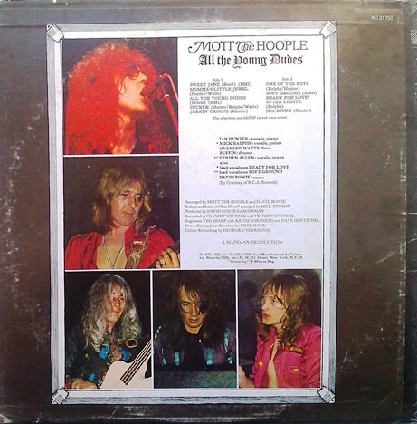Mott The Hoople - All The Young Dudes (1972) [Vinyl Rip 24/192]