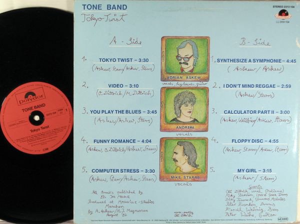 Tone Band - Tokyo Twist (1982) [Vinyl Rip 24/96]