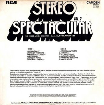 The Stereo Action Orchestra - Stereo Spectacular Vol. 2 (1973)