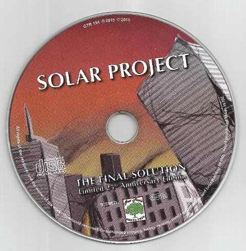 Solar Project - The Final Solution [2CD Limited 25th Anniversary Edit. 2015]