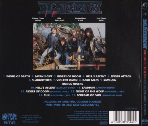 Deathrow - Riders Of Doom (1986) [2018]