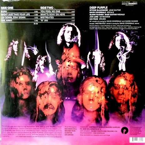Deep Purple - Burn (1974)  [Vinyl Rip 24/192, LP Remast. 2015]